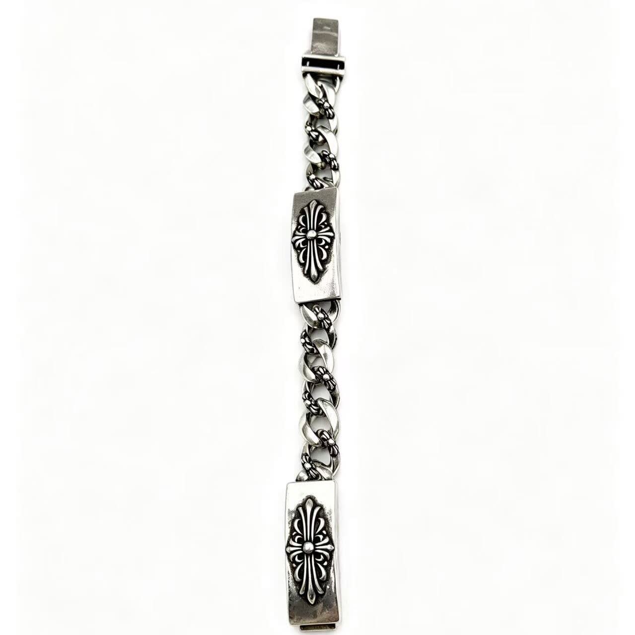 Chrome Hearts Silver Filigree Link Bracelet